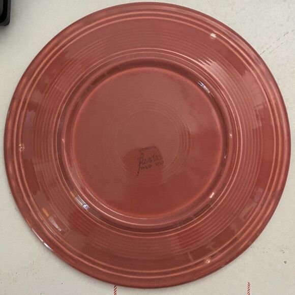 Fiestaware Vintage Retired Rose Chop Plate - Picture 5 of 7
